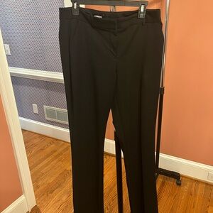 Express Columnist Barely Boot Black Pants 10L